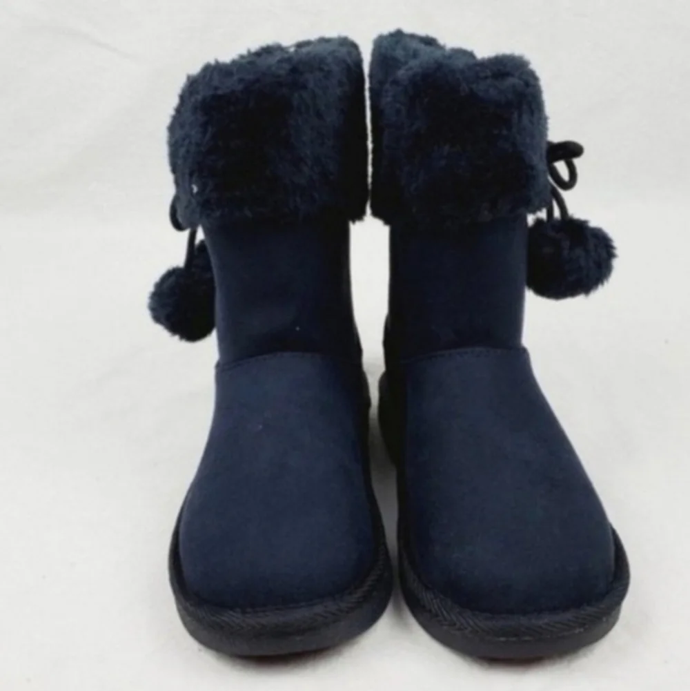 Okie dokie faux fur ankle bootie